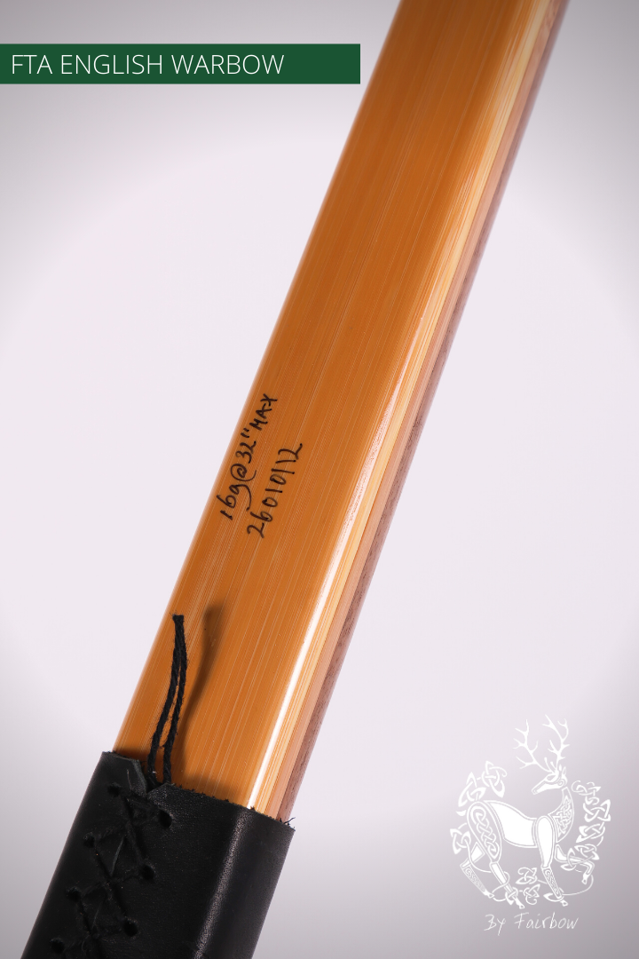 WARBOW FTA GREENHEART, SUPERCORE, BAMBOO SUPERIOR 169 @ 32