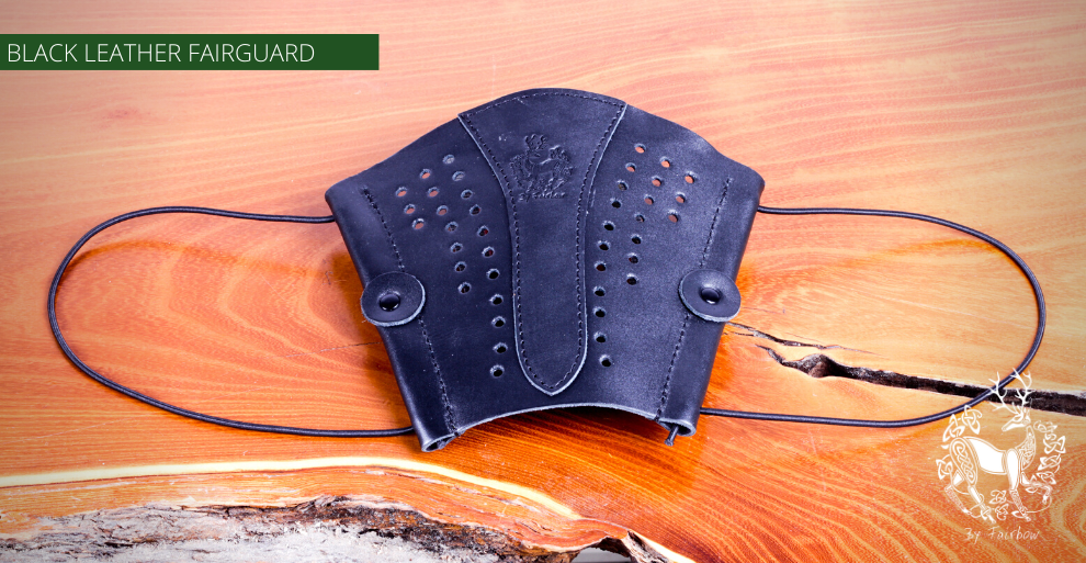 ARMGUARD, COMFORTABLE DESIGN, EASY TO WEAR, HIGH QUALITY LEATHER-Protection-Fairbow-Black-Fairbow