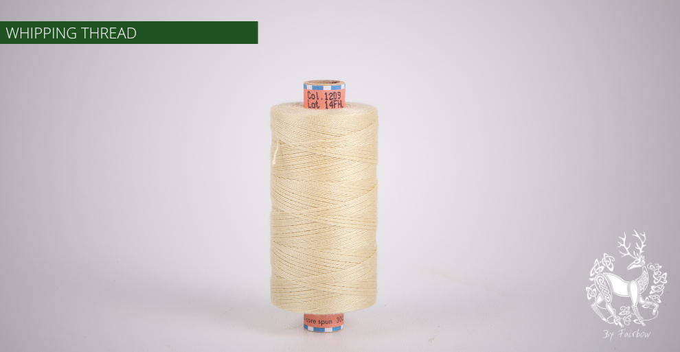 ARROW WHIPPING THREAD 300 meters spool-Arrow-Fairbow-Beige-Fairbow