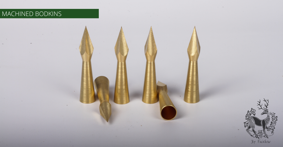 ARROWHEAD: BRASS MACHINED BODKIN 1/2 TAPERFIT 200 GRAINS-arrow point-Arrow Doctor-1 piece-Fairbow