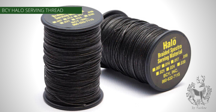 BCY HALO SERVING THREAD 75 YARDS-stringmaterial-BCY-0.019 White-Fairbow