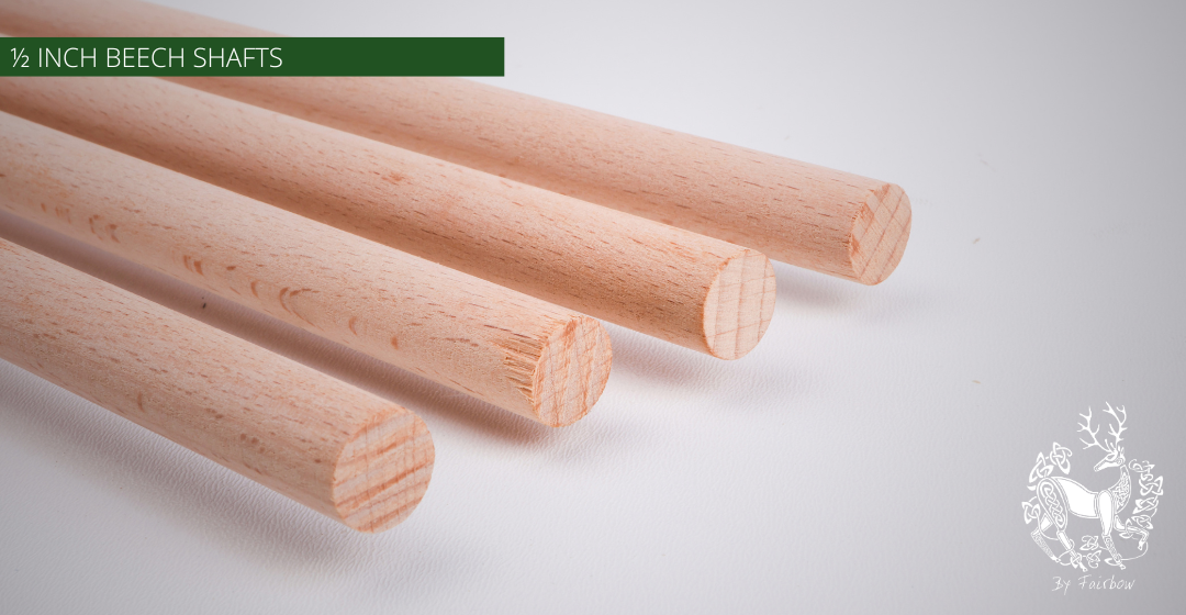 BEECH SHAFTS 12.7 MM / HALF INCH, 39 INCH LONG-Shaft-Fairbow-Fairbow