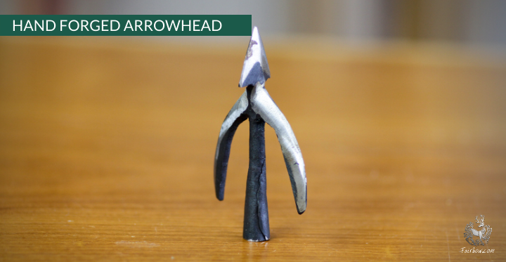 BOAR HUNTING ARROWHEAD 3/8 or 1/2 HAND FORGED SWALLOWTAIL-arrow point-Fairbow-3/8-Fairbow