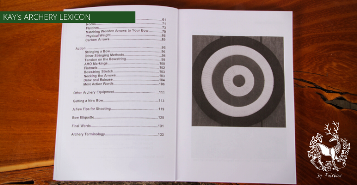 BOOK : AN ARCHERY LEXICON KAY KOPPEDRAYER-Book-blue vase press-Fairbow