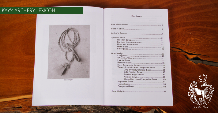 BOOK : AN ARCHERY LEXICON KAY KOPPEDRAYER-Book-blue vase press-Fairbow