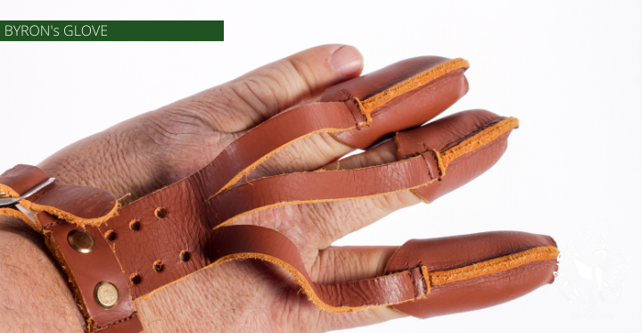 fingertab oder handschuh "BYRON FERGUSON" SCHIESSHANDSCHUH