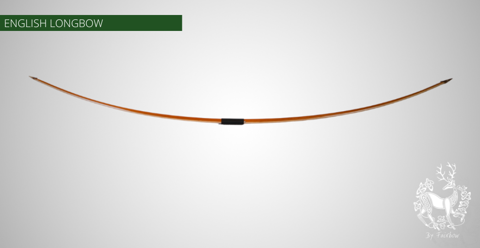 ENGLISH LONGBOW 40@28 DUALLAM NIOVE HICKORY SUPERIOR-English Longbow-Fairbow-Fairbow