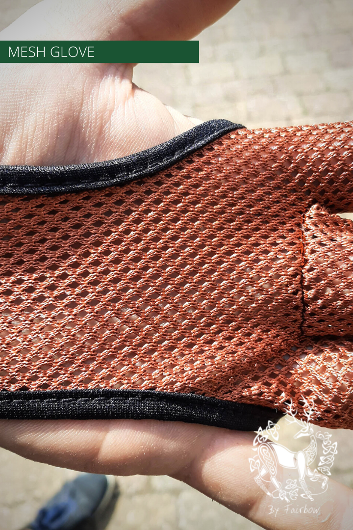 FAIRBOW MESH SHOOTING GLOVE FOR TRADITIONAL ARCHERS-Glove-Fairbow-Extra small-Brown-Fairbow