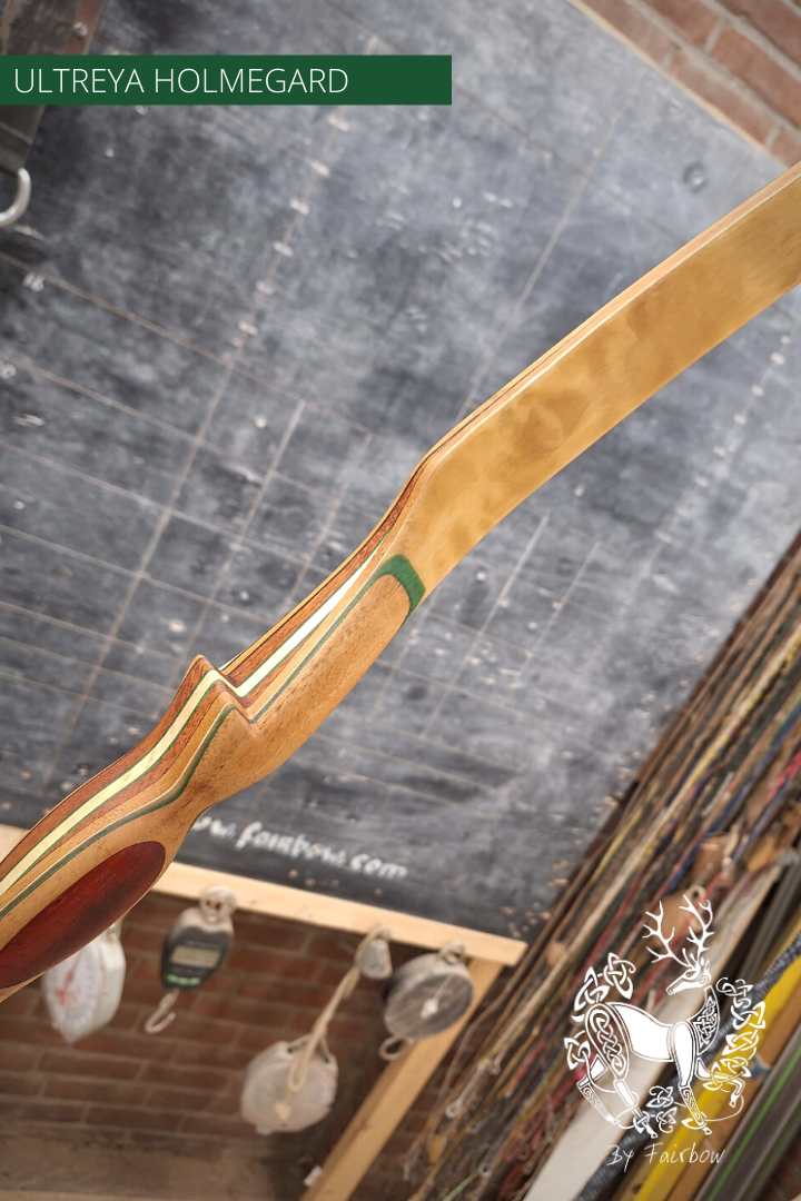 HOLMEGARD LONGBOW BY ULTREYA: THE CESAIR 44 LBS-longbow-Ultreya-Fairbow