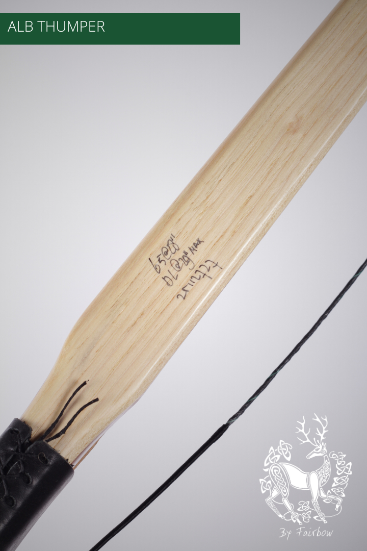 LAMINATED ALB BOW THE THUMPER SERIES, 66 INCH NTN, 65 LBS @ 28 inch-Bow-Fairbow-Fairbow