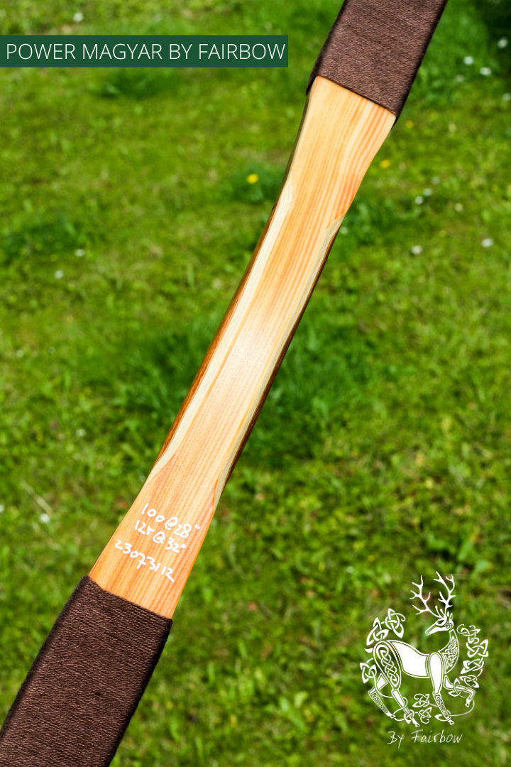 MAGYAR, 125 LBS @ 32 INCH, TIGERWOOD, PADOUK AND SUPERCORE-Bow-Fairbow-Fairbow