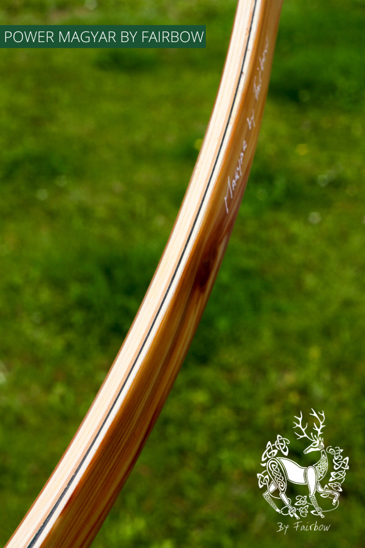 MAGYAR, 125 LBS @ 32 INCH, TIGERWOOD, PADOUK AND SUPERCORE-Bow-Fairbow-Fairbow