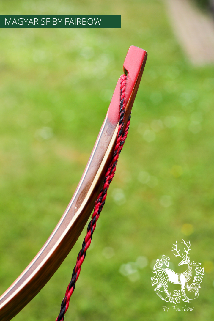 MAGYAR SF, PADOUK RED GLASS AND SUPERCORE, HORSEBOW 27 LBS @ 28 INCH-recurve bow-Fairbow-Fairbow