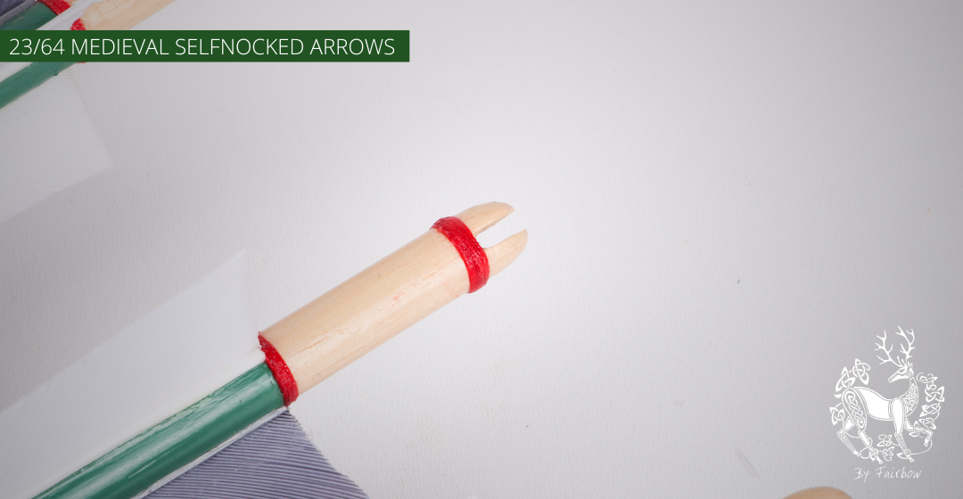 MEDIEVAL ARROWS SELFNOCKED 23/64 NORTHERN PINE IN STOCK-Arrow-FAIRBOW-1 pcs-Fairbow