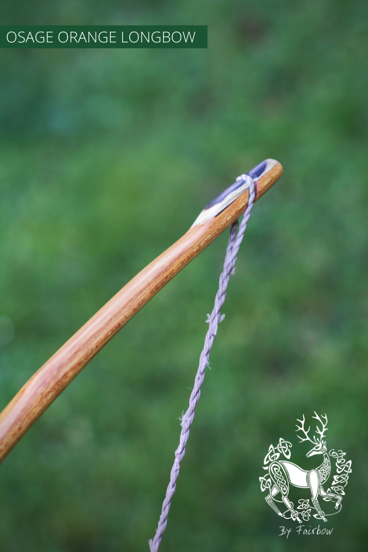 OSAGE SELFBOW, 65 INCH NTN, 62 LBS AMERICAN FLATBOW-Bow-Fairbow-Fairbow