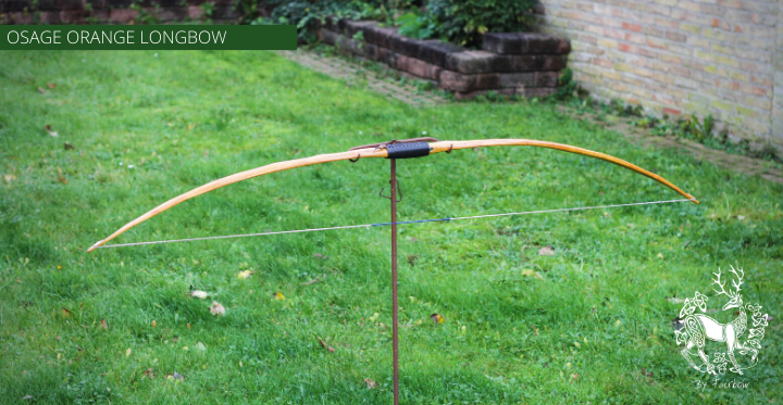 OSAGE SELFBOW, 65 INCH NTN, 62 LBS AMERICAN FLATBOW-Bow-Fairbow-Fairbow