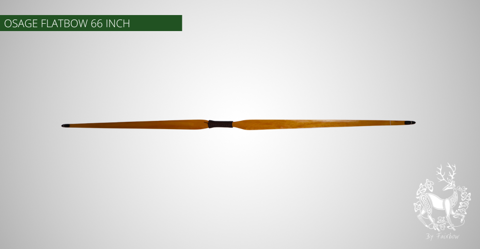 OSAGE SELFBOW, 66 INCH NTN, 36 LBS AMERICAN FLATBOW-Bow-Fairbow-Fairbow