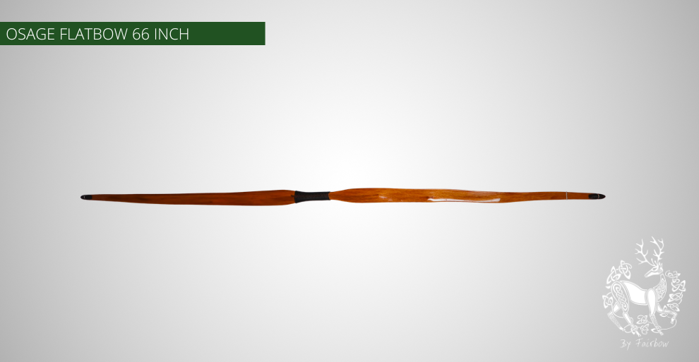 OSAGE SELFBOW, 66 INCH NTN, 43 LBS AMERICAN FLATBOW-Bow-Fairbow-Fairbow