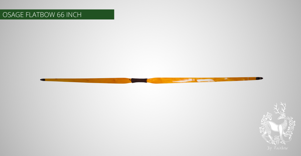 OSAGE SELFBOW, 66 INCH NTN, 45 LBS AMERICAN FLATBOW-Bow-Fairbow-Fairbow