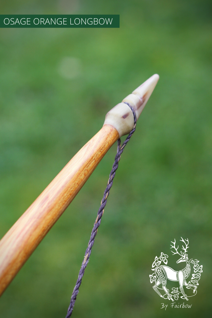 OSAGE SELFBOW,ENGLISH LONGBOW 74 INCH NTN, 66 LBS-Bow-Fairbow-Fairbow
