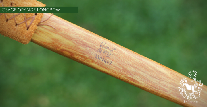OSAGE SELFBOW,ENGLISH LONGBOW 74 INCH NTN, 66 LBS-Bow-Fairbow-Fairbow