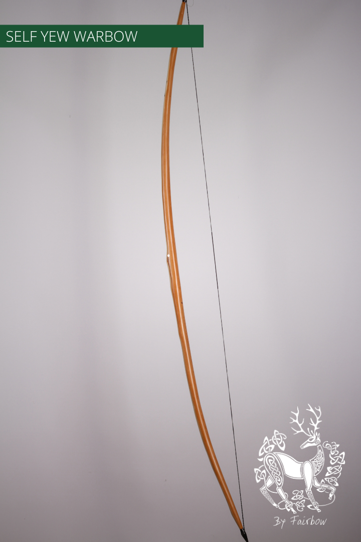 SELF YEW ENGLISH LONGBOW, 105 LBS @ 30 INCH, 76 INCH NTN-Bow-Fairbow-Fairbow