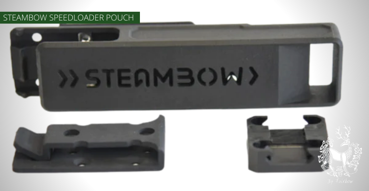 STEAMBOW POUCH FOR SPEEDLOADER incl. BELT CLIP AND MOUNT-Quiver-Steambow-Fairbow