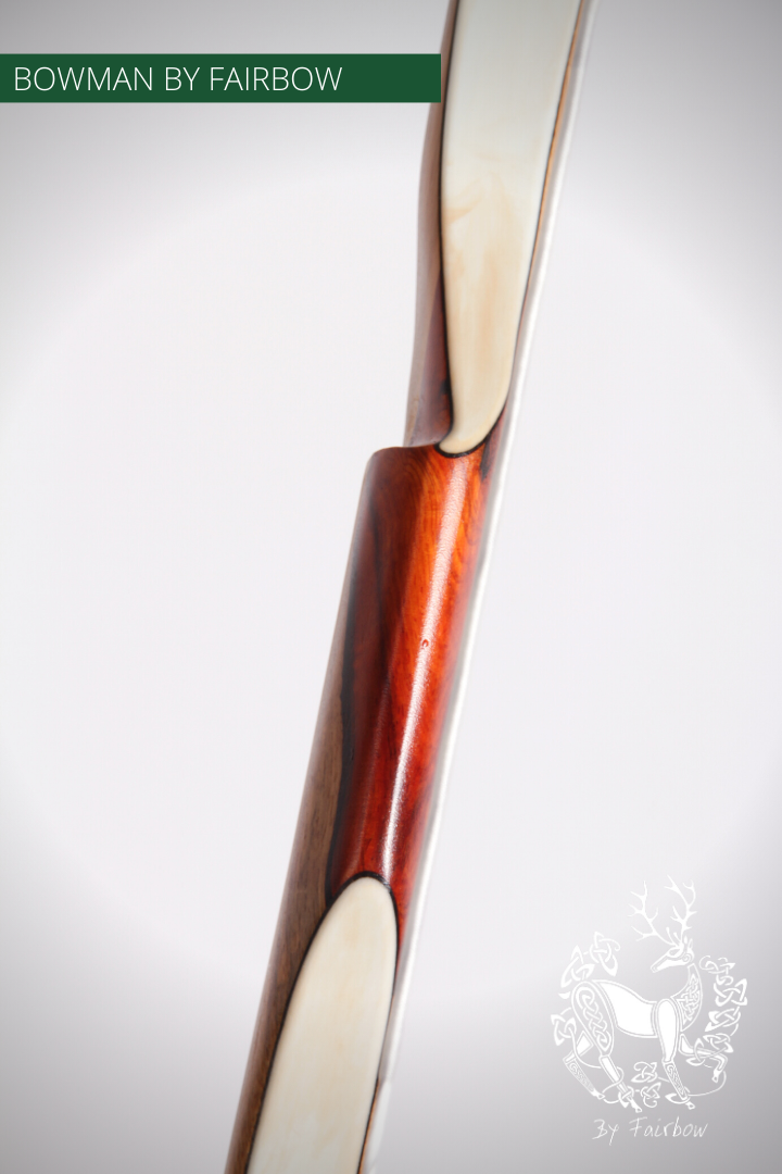 THE BOWMAN AMERICAN SEMI LONGBOW BY FAIRBOW 30@28 WITH COCOBOLE CAP-Bow-Fairbow-Fairbow