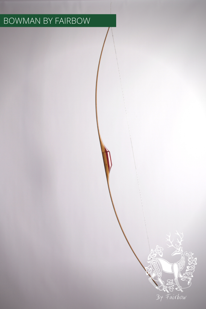 THE BOWMAN AMERICAN SEMI LONGBOW BY FAIRBOW 30@28 WITH PURPLEHEART CAP-Bow-Fairbow-Fairbow