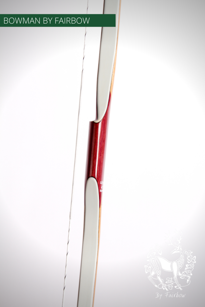 THE BOWMAN AMERICAN SEMI LONGBOW BY FAIRBOW 30@28 WITH PURPLEHEART CAP-Bow-Fairbow-Fairbow