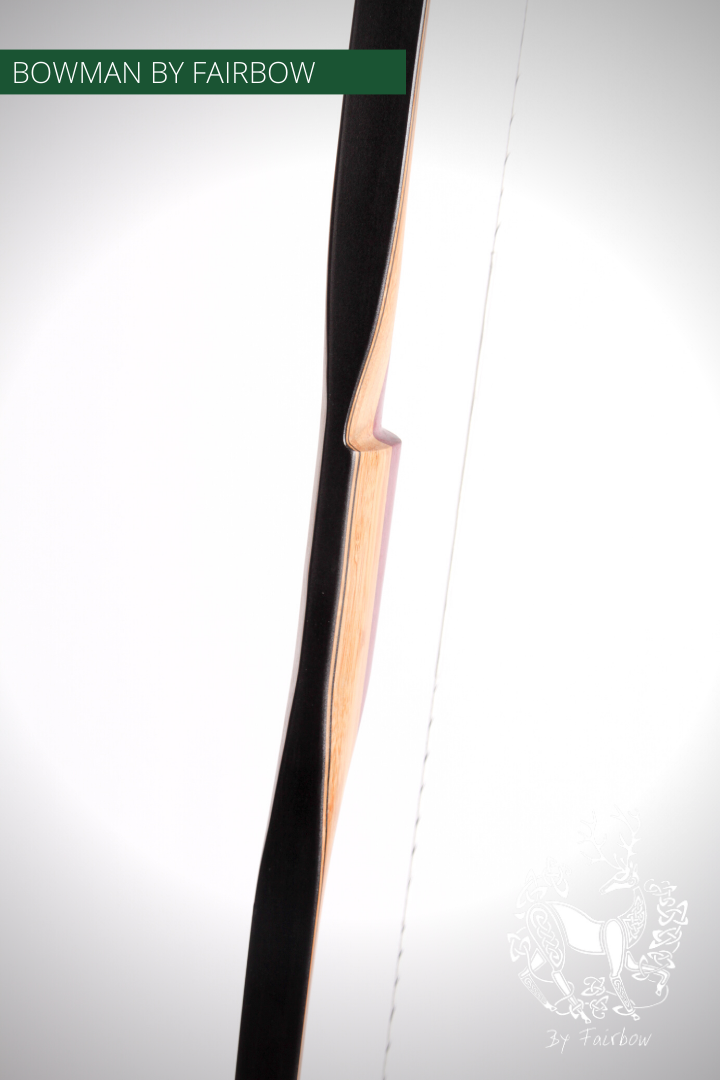 THE BOWMAN AMERICAN SEMI LONGBOW BY FAIRBOW 30@28 WITH PURPLEHEART CAP-Bow-Fairbow-Fairbow