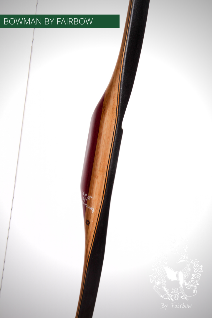 THE BOWMAN AMERICAN SEMI LONGBOW BY FAIRBOW 30@28 WITH PURPLEHEART CAP-Bow-Fairbow-Fairbow