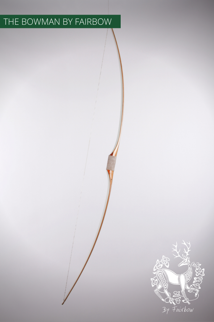 THE BOWMAN AMERICAN SEMI LONGBOW BY FAIRBOW 41@28 WITH COCOBOLE CAP-Bow-Fairbow-Fairbow