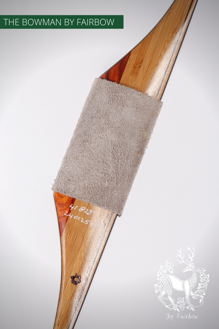 THE BOWMAN AMERICAN SEMI LONGBOW BY FAIRBOW 41@28 WITH COCOBOLE CAP-Bow-Fairbow-Fairbow