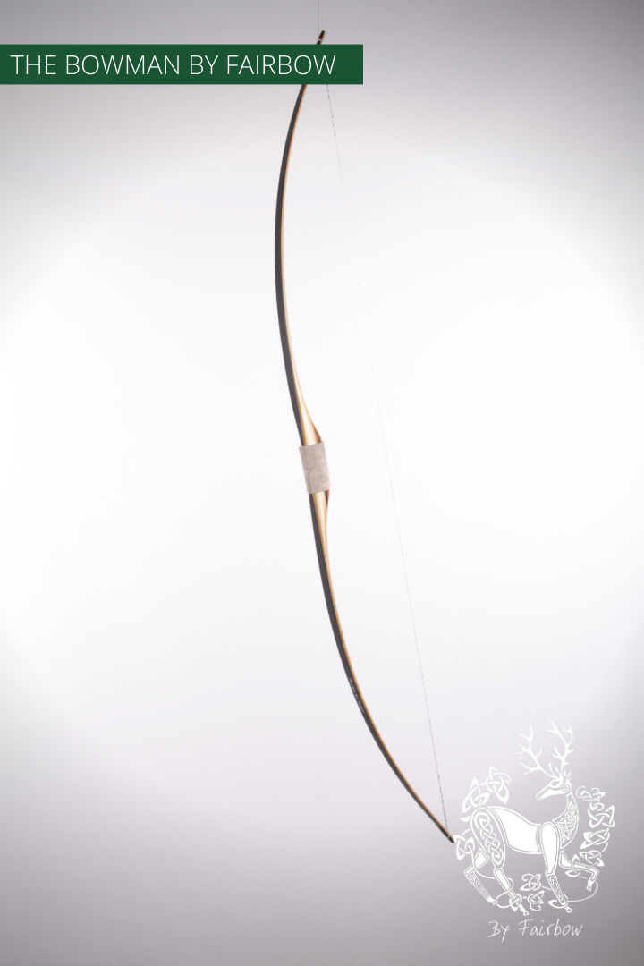 THE BOWMAN AMERICAN SEMI LONGBOW BY FAIRBOW 41@28 WITH COCOBOLE CAP-Bow-Fairbow-Fairbow