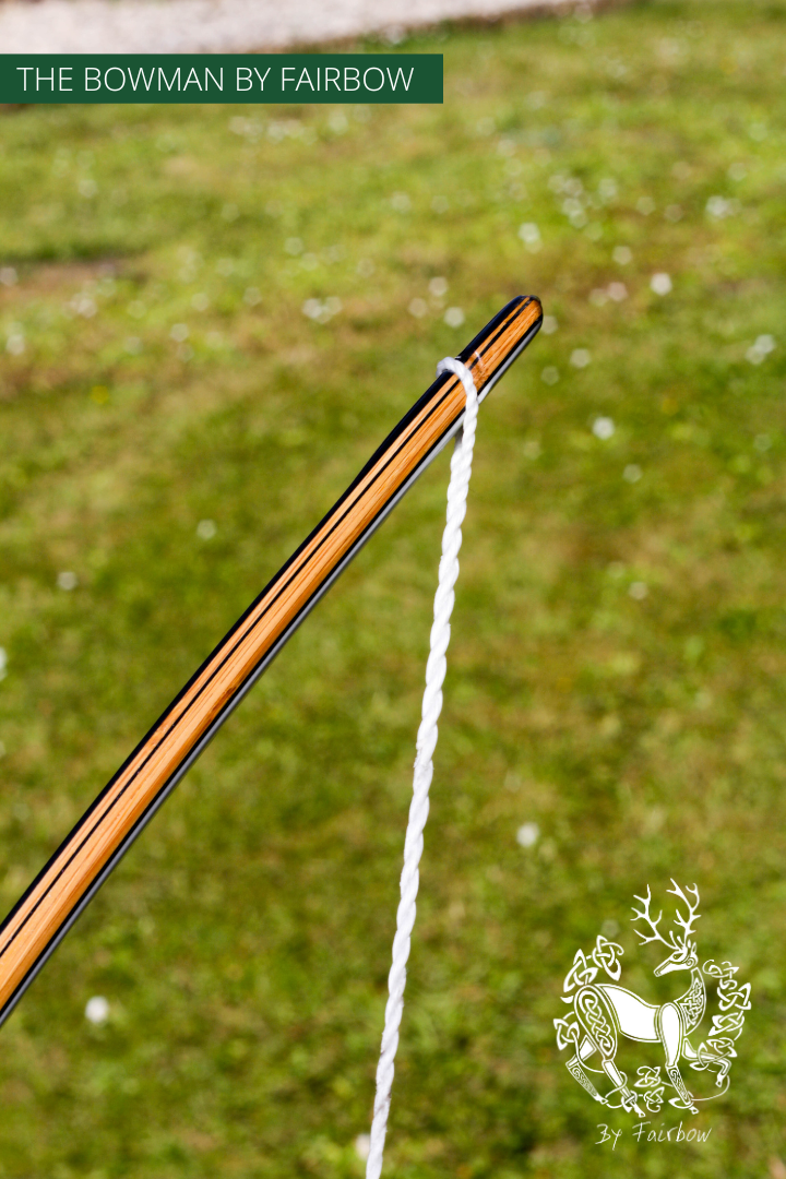 THE BOWMAN AMERICAN SEMI LONGBOW BY FAIRBOW 70@28 WITH MAPLE CAP-Bow-Fairbow-Fairbow