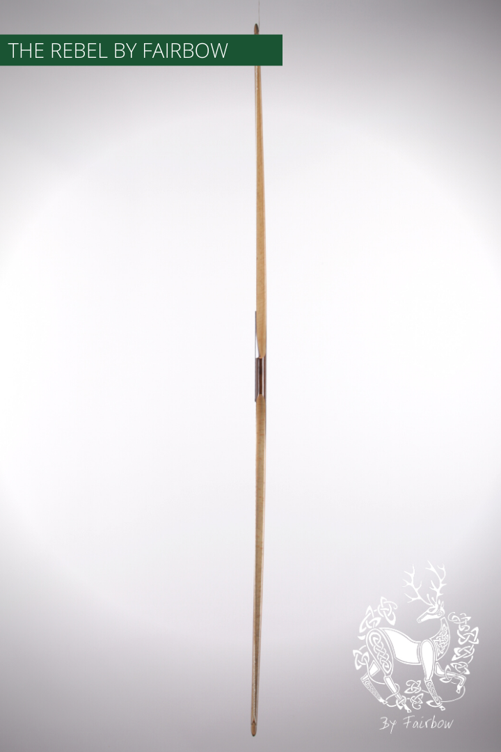 THE REBEL BOW 60@28 CLEAR GLASS, BAMBOO AND SPALTED BIRCH-Bow-Fairbow-Fairbow