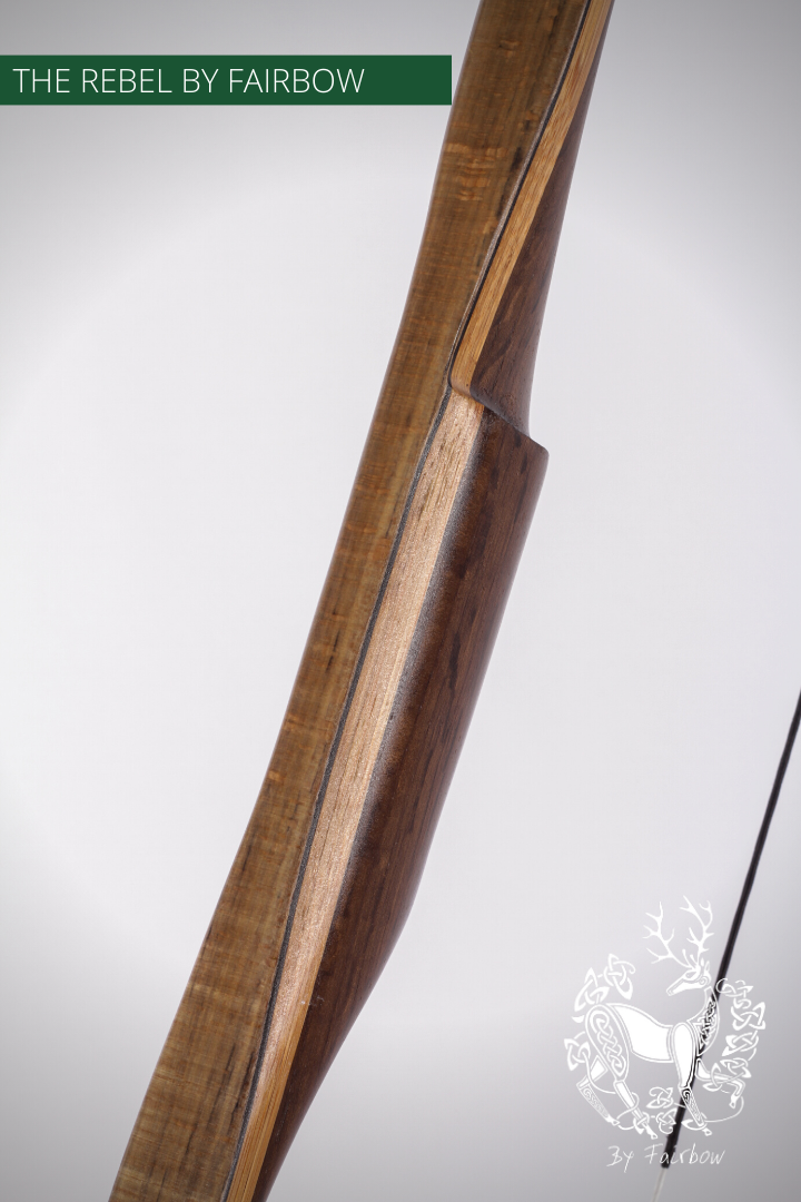 THE REBEL BOW 60@28 CLEAR GLASS, BAMBOO AND SPALTED BIRCH-Bow-Fairbow-Fairbow