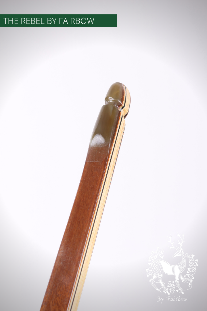 THE REBEL BOW 73@28 CLEAR GLASS, ROSEWOOD-Bow-Fairbow-Fairbow