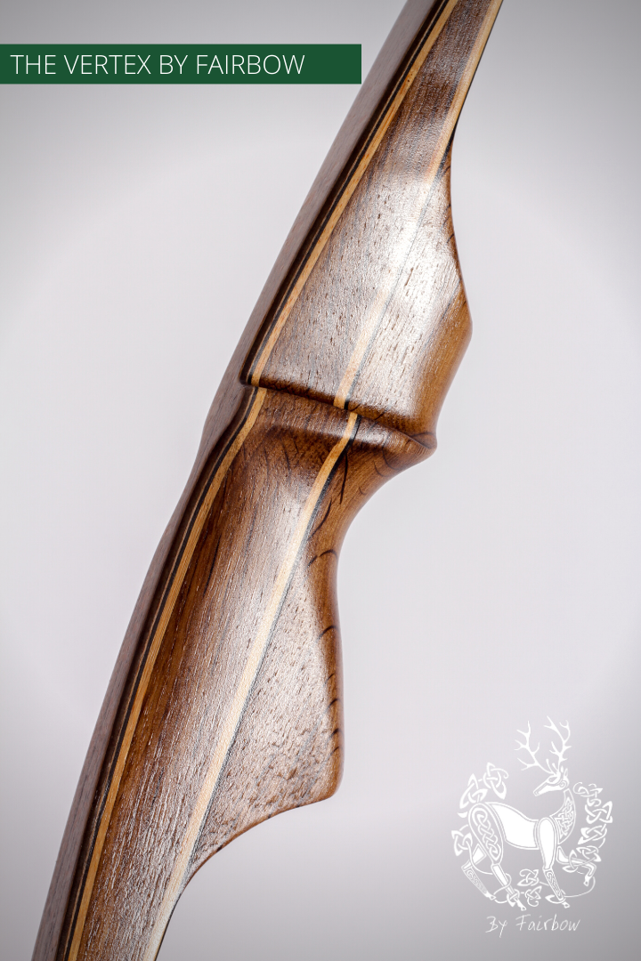 THE VERTEX AFB, 68 INCH NTN, 42 LBS @ 28 INCH SPALTED BIRCH VENEER, SMOKED OAK-Bow-Fairbow-Fairbow