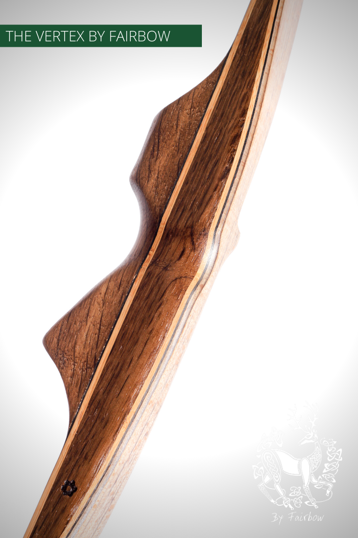THE VERTEX AFB, 68 INCH NTN, 42 LBS @ 28 INCH SPALTED BIRCH VENEER, SMOKED OAK-Bow-Fairbow-Fairbow