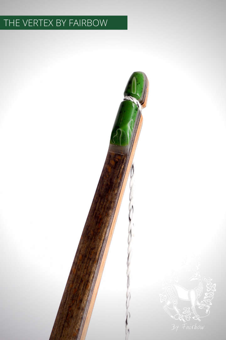 THE VERTEX AFB, 68 INCH NTN, 42 LBS @ 28 INCH SPALTED BIRCH VENEER, SMOKED OAK-Bow-Fairbow-Fairbow