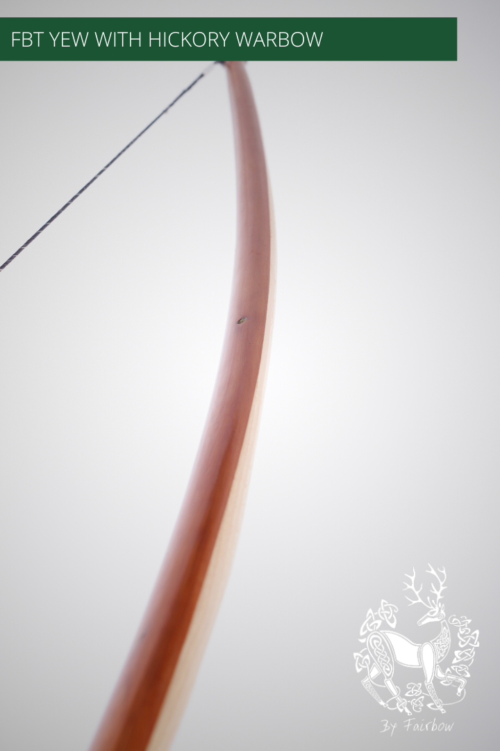 WARBOW FBT YEW/HICKORY CHASED GROWTHRING 100 LBS @30 inch-Bow-Fairbow-Fairbow