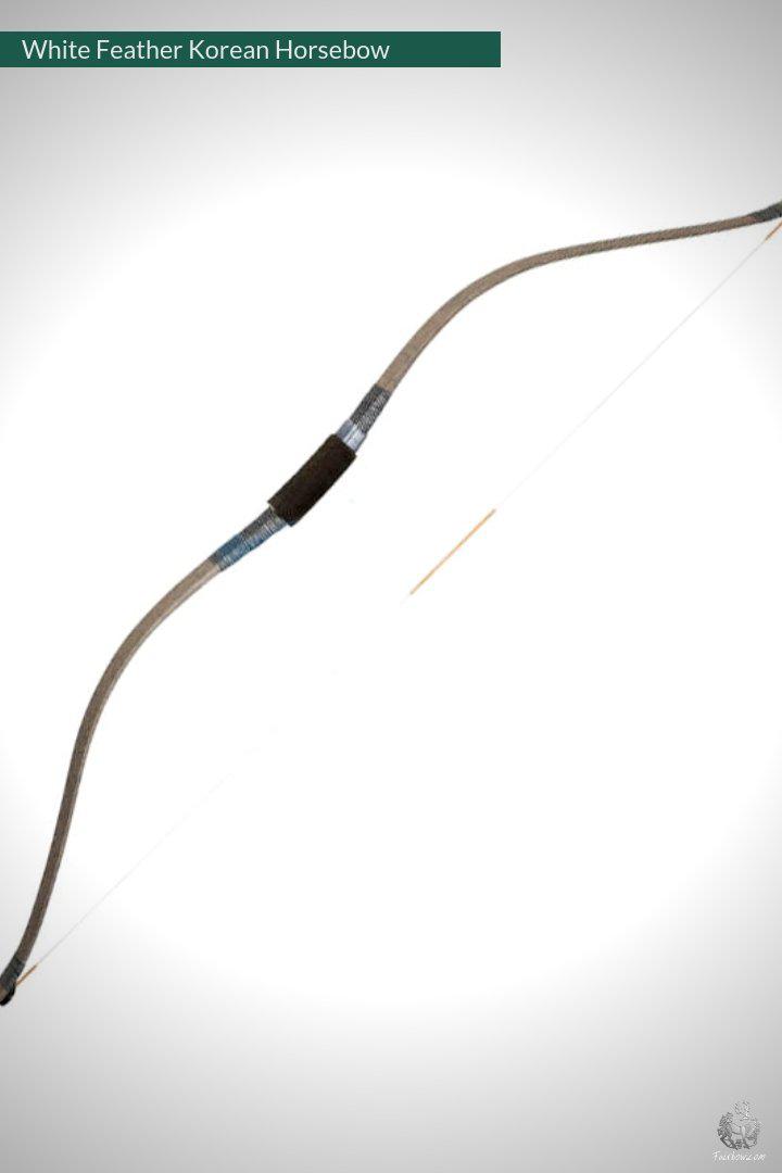 WHITE FEATHER KOREAN HORSEBOW 48"-53"-Bow-White Feather-20 lbs 53 inch-Fairbow