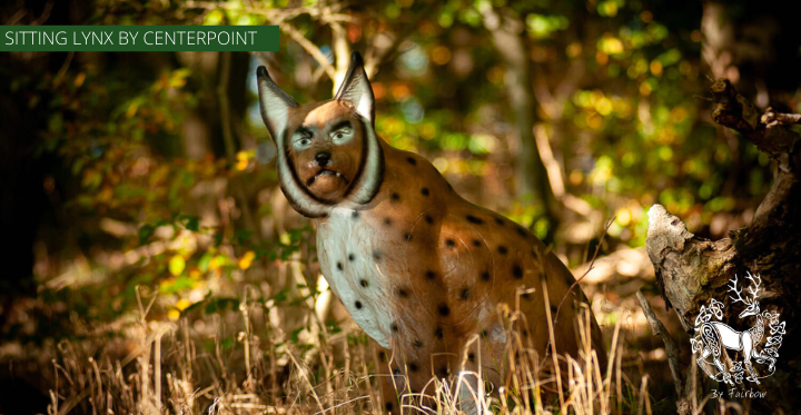 3D SITTING LYNX TARGET BY CENTERPOINT-target-Centerpoint-Fairbow