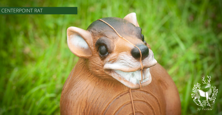 3D SITTING RAT TARGET BY CENTERPOINT-target-Centerpoint-Fairbow