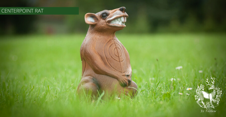 3D SITTING RAT TARGET BY CENTERPOINT-target-Centerpoint-Fairbow