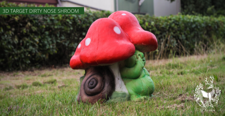 3D TARGET DIRTY NOSE SHROOM-target-archerstarget-Fairbow