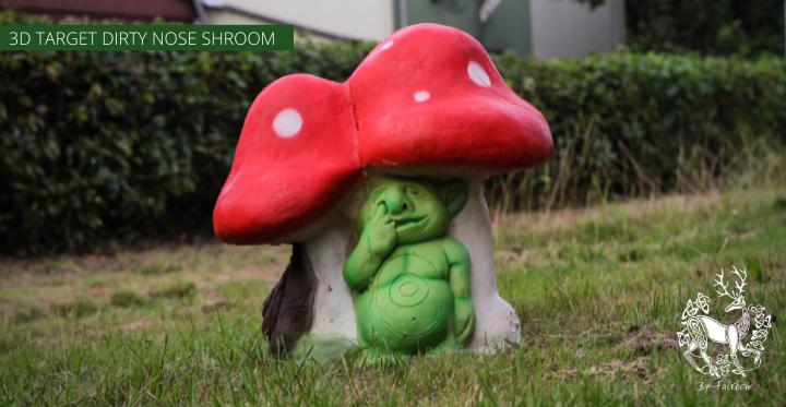 3D TARGET DIRTY NOSE SHROOM-target-archerstarget-Fairbow