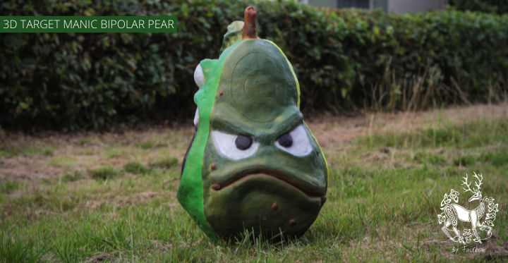 3D TARGET MANIC BIPOLAR PEAR-target-archerstarget-Fairbow